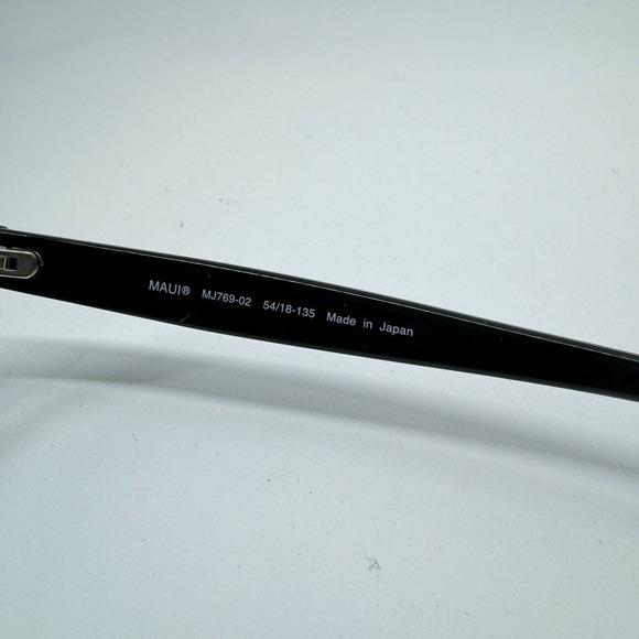 Maui Jim Canna MJ769-02 Women\'s Sunglasses Cat Eye Gloss Black FRAME ONLY H10836 main image 5